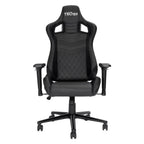 Black Swivel Rolling Racecar Gaming Chair