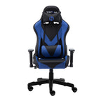 Blue And Black Swivel Rolling Gaming Chair
