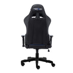 Blue And Black Swivel Rolling Gaming Chair