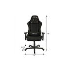 Black Swivel Rolling Gaming Chair