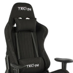Black Swivel Rolling Gaming Chair