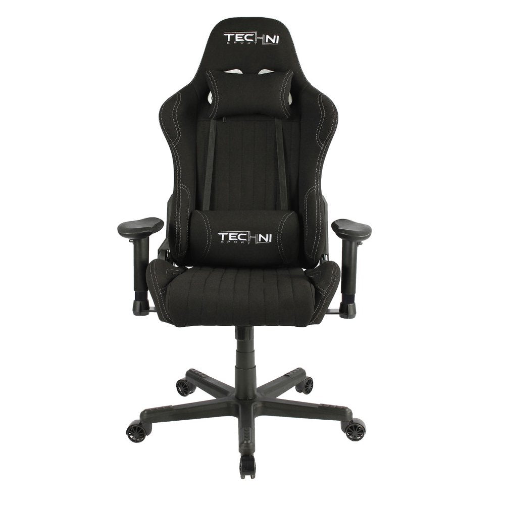 Black Swivel Rolling Gaming Chair