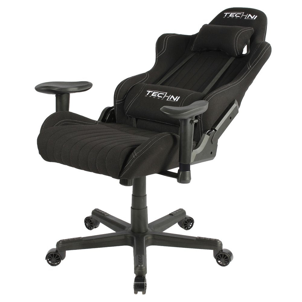 Black Swivel Rolling Gaming Chair