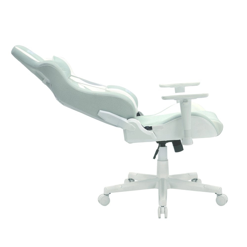 Blue And White Swivel Rolling Gaming Chair