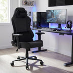 Black Swivel Rolling Gaming Chair