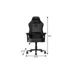Black Swivel Rolling Gaming Chair