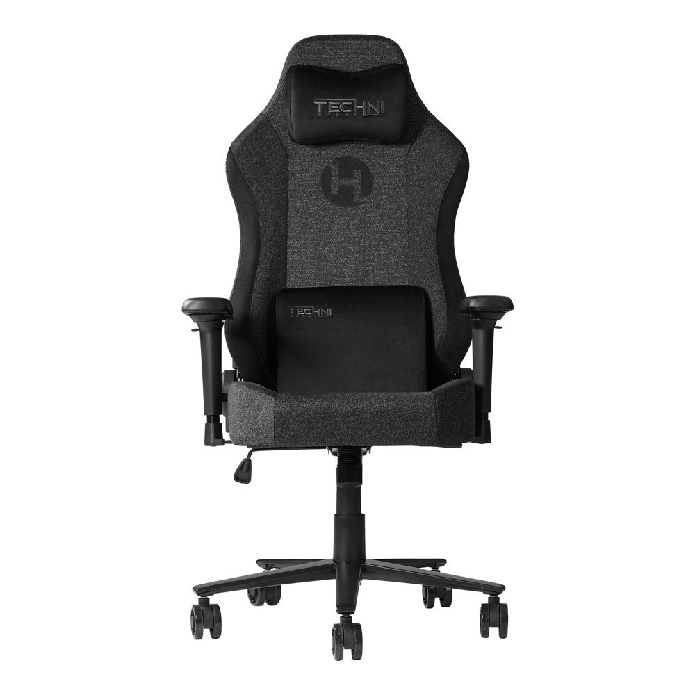 Black Swivel Rolling Gaming Chair