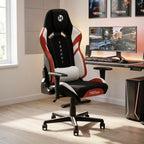 Black Swivel Rolling Gaming Chair