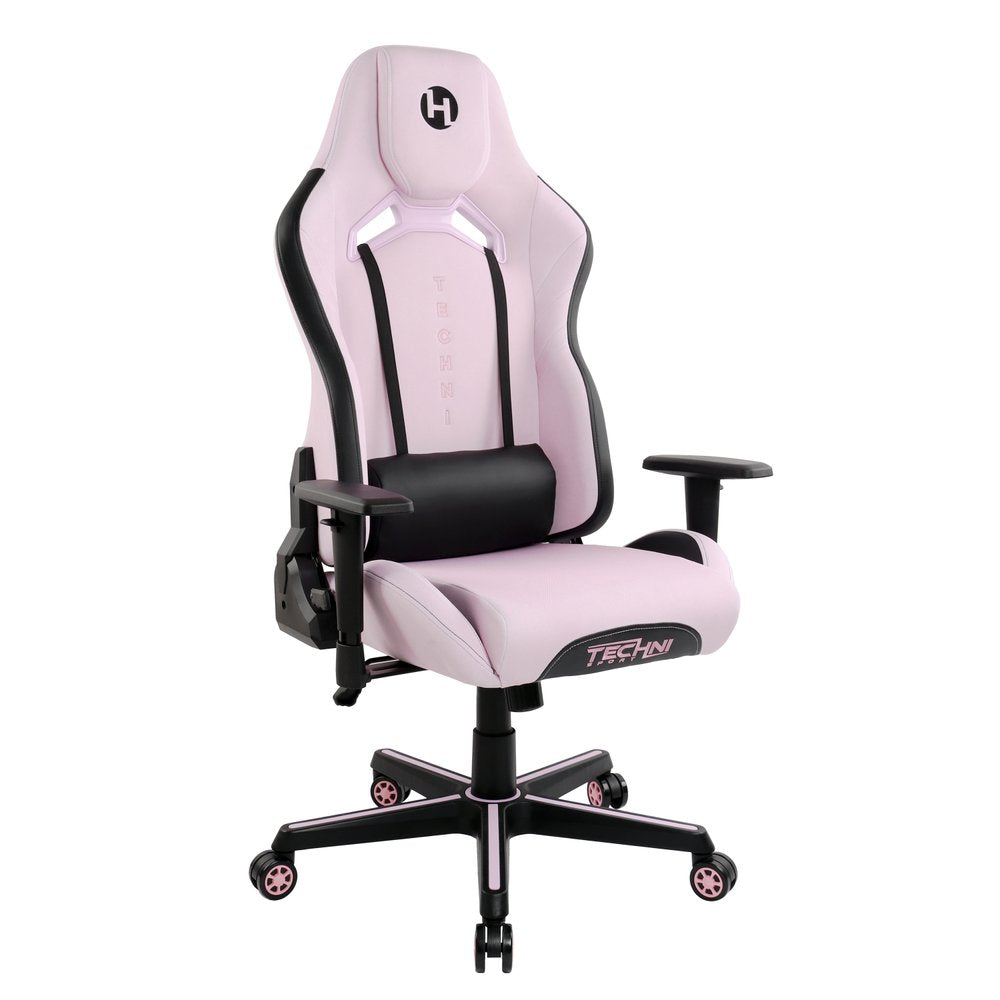 Black Swivel Rolling Gaming Chair