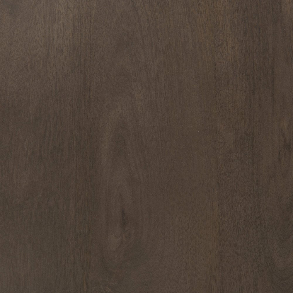 Modern Square Wood and Gold Dining Table
