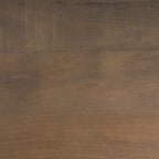 96" Natural And Black Solid Wood And Metal Trestle Base Dining Table