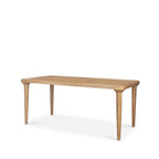 72" Light Brown Solid Wood Dining Table