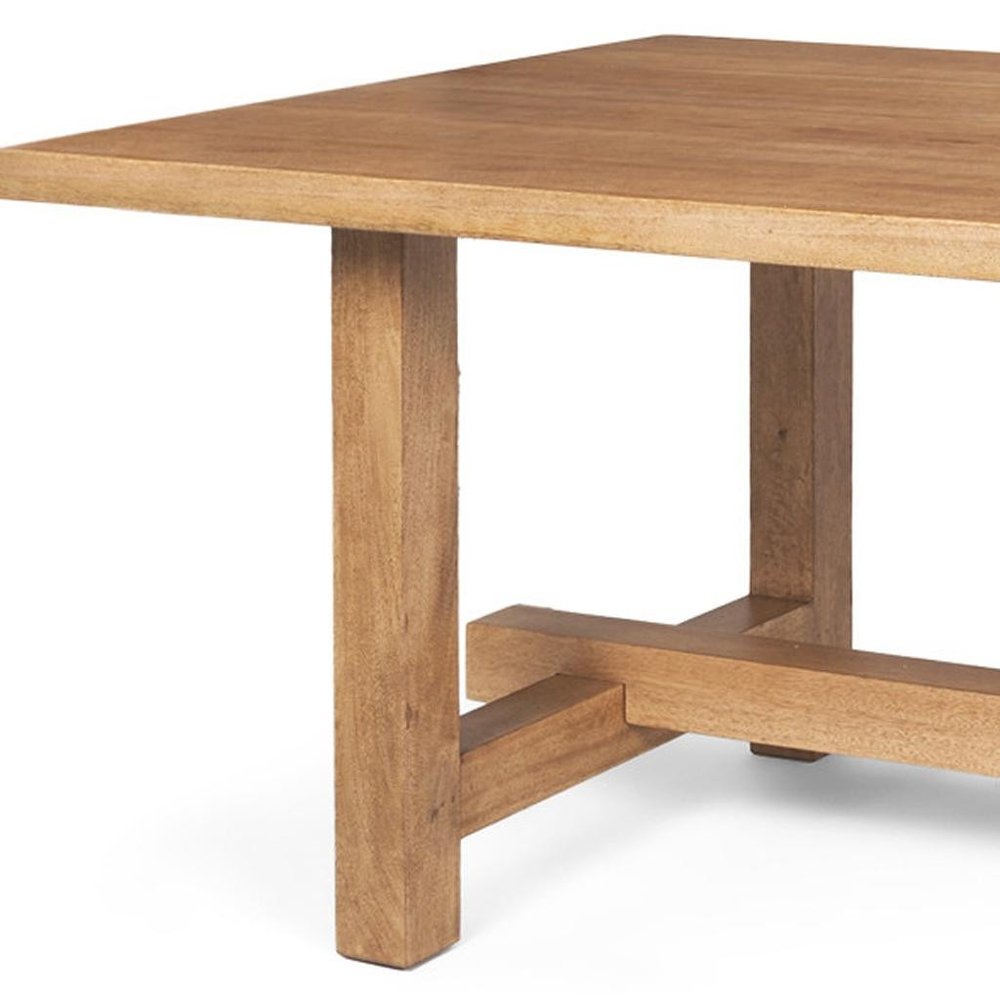 84" Taupe Dining Table