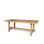 84" Taupe Dining Table