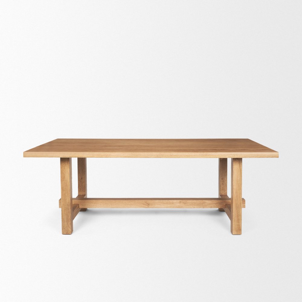 84" Taupe Dining Table