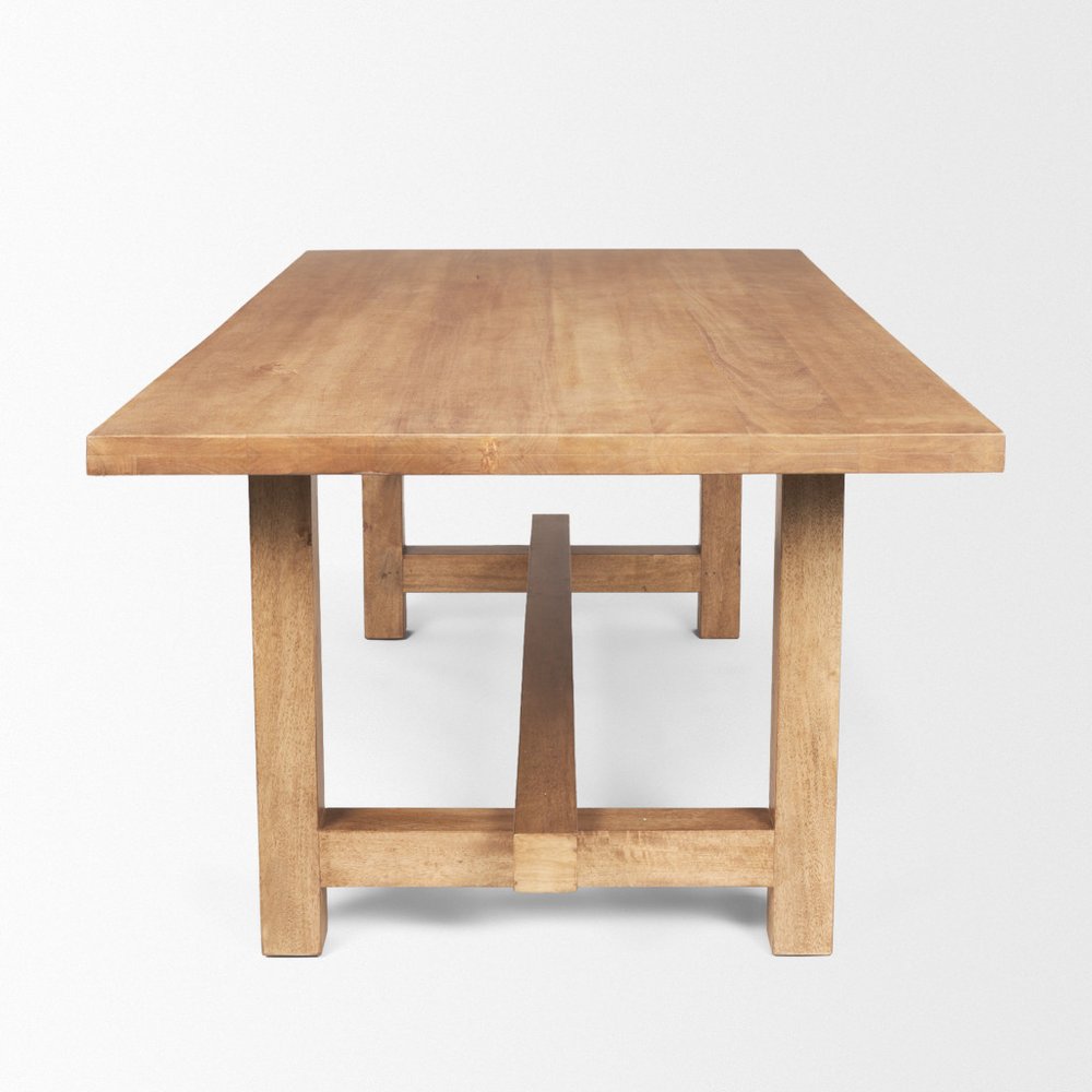 84" Taupe Dining Table