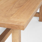 84" Taupe Dining Table