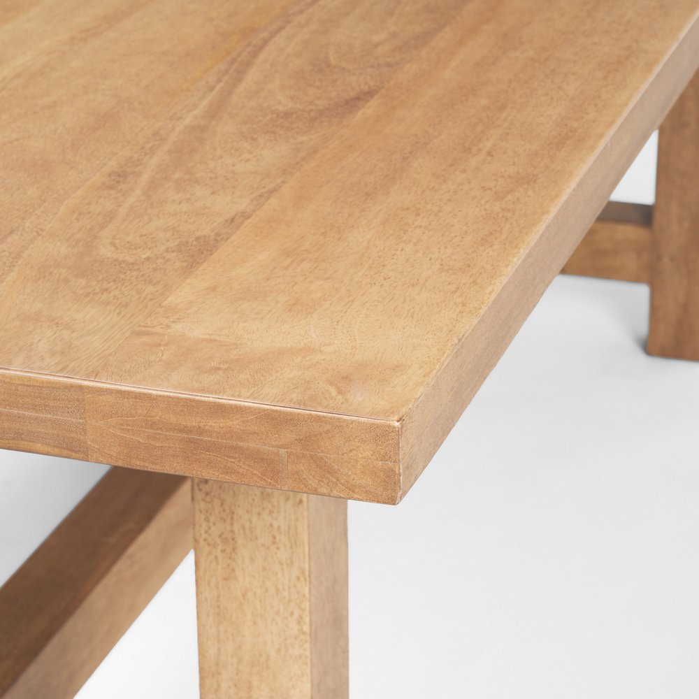 84" Taupe Dining Table