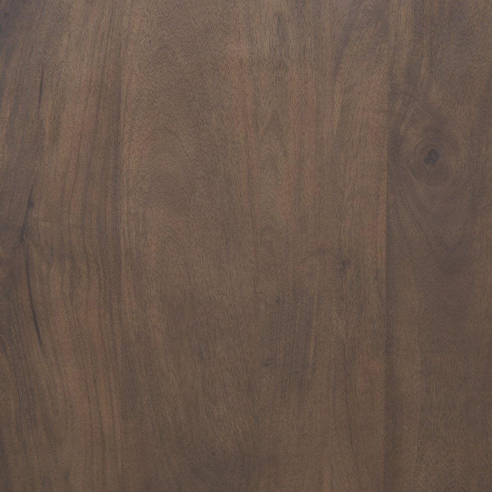 84" Brown Solid Wood Dining Table