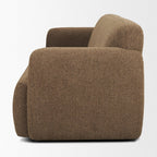 90" Rust Chenille Sofa