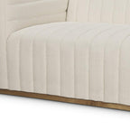 87" Cream Boucle Sofa
