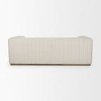87" Cream Boucle Sofa