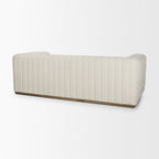 87" Cream Boucle Sofa