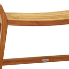 22" X 31" Brown Teak Rectangular Shower Bench