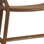 21" X 32" Brown Teak Rectangular Shower Bench