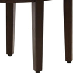 21" X 16" Espresso Teak Corner Shower Bench