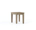 13" X 12" Brown Teak Corner Shower Bench