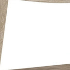 18" X 24" Light Taupe Teak Rectangular Shower Bench With Shelf