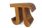 18" X 15" Brown Teak Rectangular Shower Bench