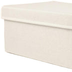 10" Off White Wicker Single Door Linen Cabinet