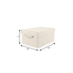 10" Off White Wicker Single Door Linen Cabinet