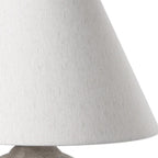 25" Tan Novelty Table Lamp With Bell Shade