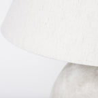 25" Tan Novelty Table Lamp With Bell Shade