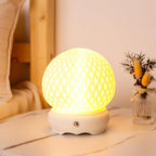 6" White Globe Desk Lamp With Globe Shade