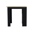 23" Black Wood Kitchen Island