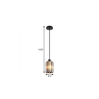 Ash Gray Crystal and Metal Mercury Glass Flush Chandelier With Gold Shades
