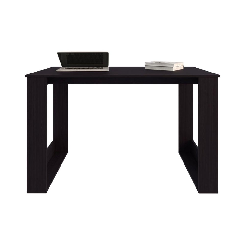 47" Black Wood Computer Desk