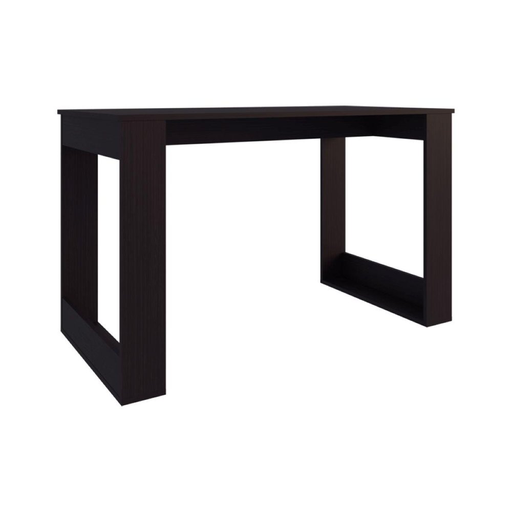 47" Black Wood Computer Desk