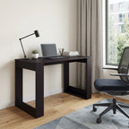 47" Black Wood Computer Desk