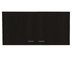39" Brown Wood Accent Cabinet With Two Doors