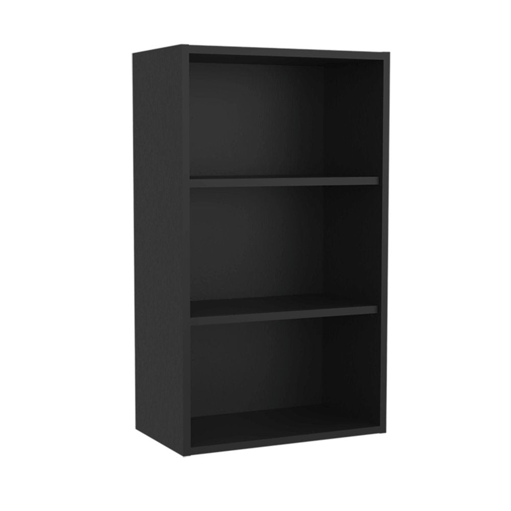 21" Black Wood Accent Cabinet