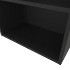 21" Black Wood Accent Cabinet