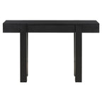 47" Natural Wood Console Table With USB And Drawer