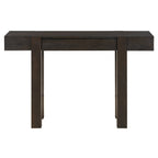 47" Natural Wood Console Table With USB And Drawer
