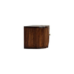 43" Chestnut Solid Wood Floating Wall Mount Console Table