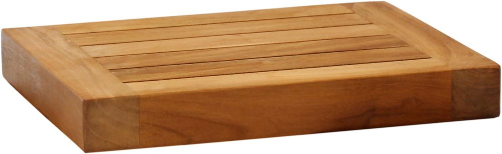 36" Brown Solid Wood Wall Mounted Floating Shelf